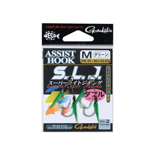 ���܂���(Gamakatsu) �A�V�X�g�t�b�N SLJ GA026 M �O���[�� 42381-2-1