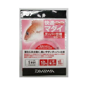 ダイワ(Daiwa) 快適マダイテーパー仕掛SS+S 1本 10m 10-4/7 07346383