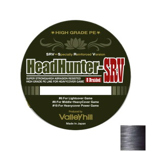 �o���[�q��(ValleyHill) �w�b�h�n���^�[SRV 100m 6��/90lb �V���h�D�u���b�N