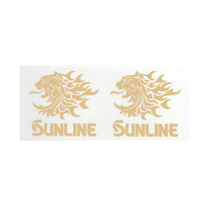 サンライン(SUNLINE) サンライン獅子転写ステッカー ゴールド ST-6001
