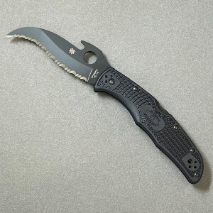 Spyderco(スパイダルコ) メートリアーク2 ウェーブ オールブラック ブラック C12SBBK2W
