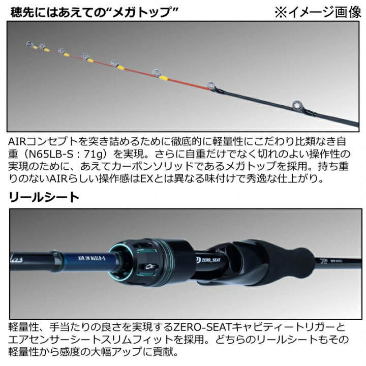 楽天市場】 ダイワ(Daiwa) エメラルダス AIR IM N65LB-S(ベイト・2 