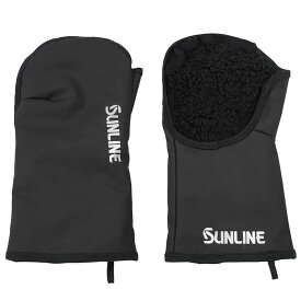 サンライン(SUNLINE) パームレスハンドウォーマー L ブラック SUG-602