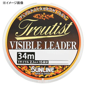 �T�����C��(SUNLINE) �g���E�e�B�X�g �r�W�u�����[�_�[ 34m 1.25��/5lb �i�`�������N���A+�I�����W�}�[�L���O 1099