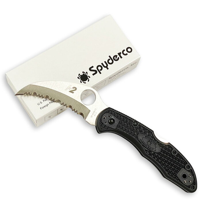楽天市場】 Spyderco(スパイダルコ) タスマンソルト2 波刃 H2鋼材 サビ 