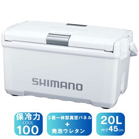 シマノ(SHIMANO) ND-420Y ユニフリーズ TD 3面一体型真空パネル+発泡ウレタン 20L パールホワイト 137890