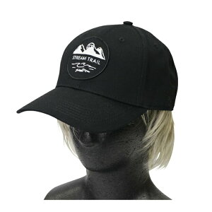 STREAM TRAIL(�X�g���[���g���C��) BASEBALL CAP COTTON(�x�[�X�{�[���L���b�v �R�b�g��) S&T �t���[ BLACK gfc-st-0423