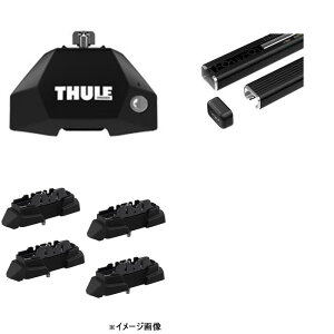 Thule(�X�[���[) �X�o�� �t�H���X�g(���[�t���[���Ȃ�)SK#�p ���[�t�L�����A�y3�_�Z�b�g�z/�X�N�G�A�o�[ 7107+7123+THKIT7097