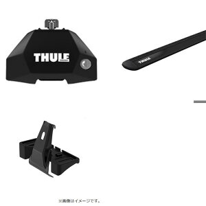 Thule(�X�[���[) �g���^ �J���[���N���X(���[���t)�p �E�C���O�o�[EVO�Z�b�g �u���b�N TH7107+TH7112B+7101