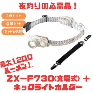 ZEXUS(�[�N�T�X) ZX-F730 �ő�1200���[���� �[�d��+(�l�b�N���C�g�z���_�[�v���[���g)
