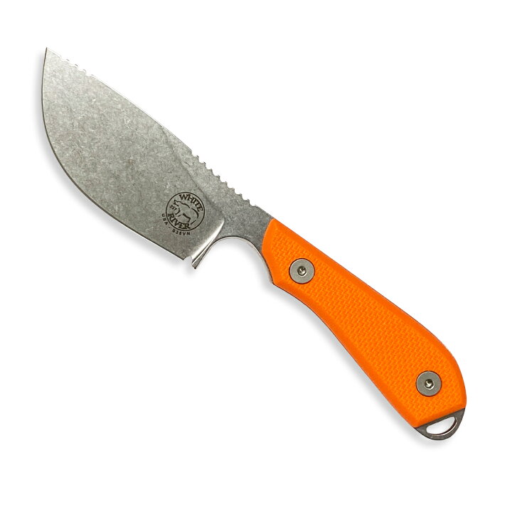 WHITE RIVER(ホワイトリバー) 【正規品】モデル1 スキナー G-10ハンドル オレンジ(オレンジテクスチャード) WRM1-SKN-TOR | ナチュラム フィッシング専門店 ホワイトリバー (WhiteRiver) リバー ファイアークラフト FC3.5 Pro グリーン/オレンジ テクスチャード G10