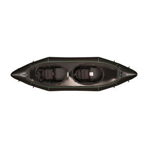MRS(�G���A�[���G�X) �o���N�[�_ R2 Pro (Removable Spray deck) Black/Green 45601