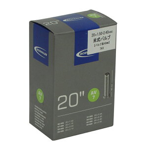 SCHWALBE(シュワルベ) 【正規品】チューブ 20インチ No.7 サイクル/自転車 米式40mm 20インチ 40/62-406、他 7-AV