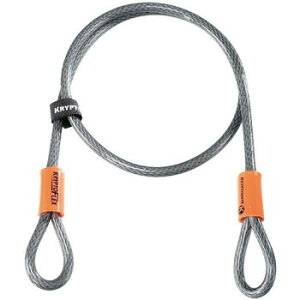 KRYPTONITE(クリプトナイト) クリプトフレックス ワイヤーロック 鍵 サイクル/自転車 スモーク 10×1200mm LKW12600