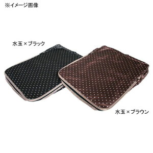 MARUTO(マルト) 2段式ファスナー後バスケットカバー(D-IIRMT2650) 水玉×ブラック YD-2108