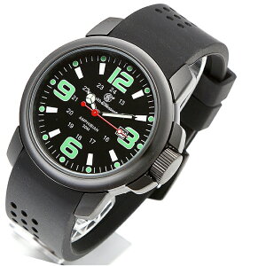Smith&Wesson(�X�~�X&�E�F�b�\��) AMPHIBIAN COMMANDO WATCH(�A���t�B�r�A�� �R�}���h�[ �E�H�b�`) �u���b�N sww-1100