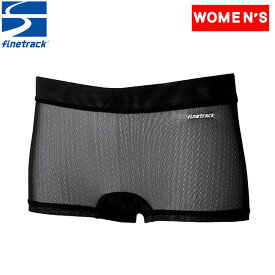 ファイントラック(finetrack) 【20周年記念ノベルティステッカー付き】Women's ドライレイヤークールボクサーショーツ M BK FUW0827