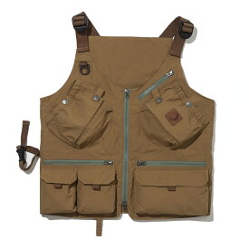 ジーアールエヌアウトドア(grn outdoor) TEBURA VEST 21 M ベージュ GO9203Q