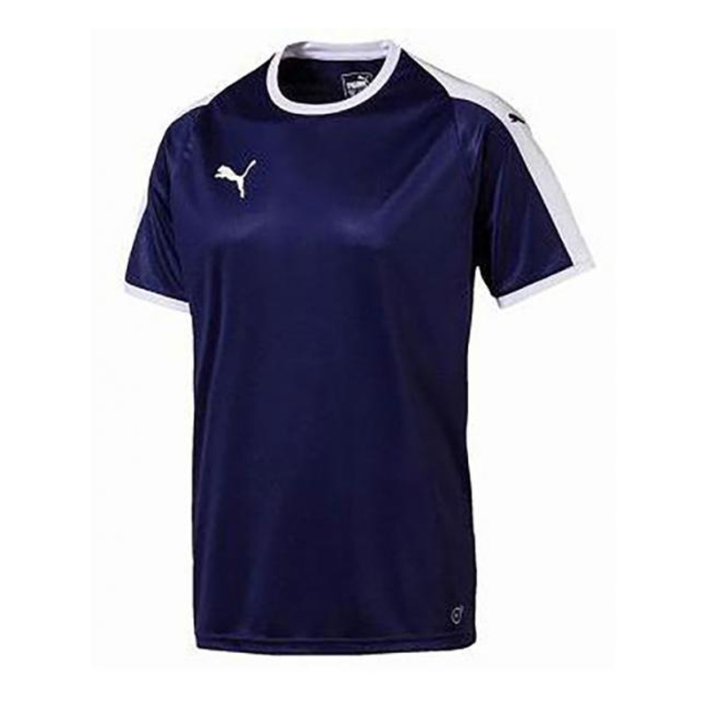 サッカー フットサルウェア PUMA 高品質 プーマ 引出物 LIGA ゲームシャツ 06 ピーコート×プーマ ホワイト XXL 703637