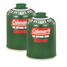 Coleman(コールマン) 純正イソブタンガス燃料(Tタイプ)470g×2【2点セット】 5103A450T