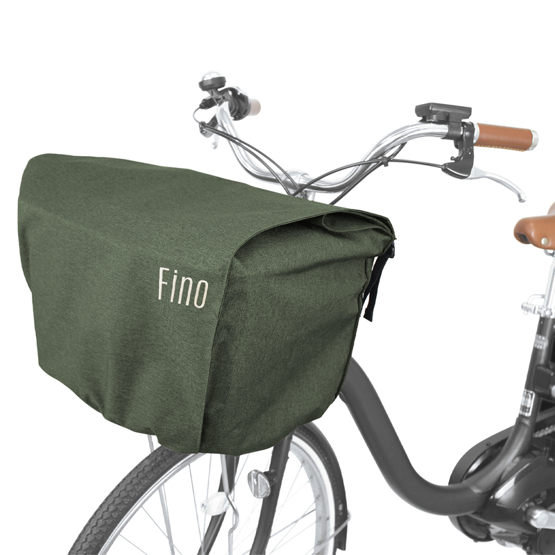 FINO(フィーノ) FRONT BASKET COVER 自転車用カゴカバー 前用 カーキ YBK03301(FN-FR-01)