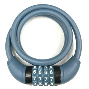 トップ(TOP) マイセット ダイヤル90 ナンバー鍵/ロック/サイクル/自転車 90cm ブルー