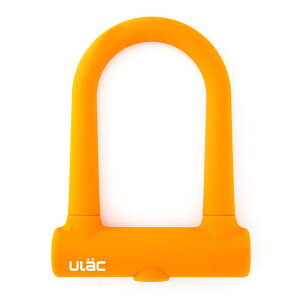 ULAC(ユーラック) シリコンアロイシャックルロック Brooklyn 鍵 サイクル/自転車 オレンジ SU3