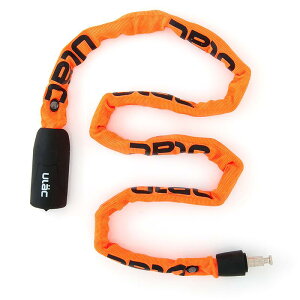 ULAC(ユーラック) 5mm チェーンロック EURO STILE 鍵/サイクル/自転車 オレンジ Y10C