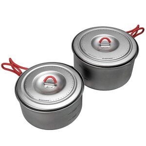 EVERNEW(�G�o�j���[) Ti U.L. Pot set 900&1300 1300/900ml ECA536