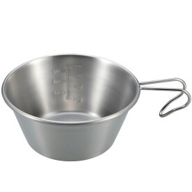 キャプテンスタッグ(CAPTAIN STAG) ステンレスビッグシェラカップ 1.0L 螺旋仕上 1000ml UH-50