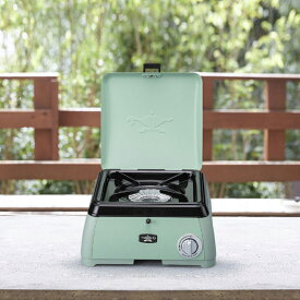 センゴクアラジン(SENGOKU ALADDIN) ポータブルガスカセットコンロ シングル グリーン SAG-K29A(G)