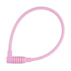 キャプテンスタッグ(CAPTAIN STAG) ダイヤルワイヤー錠60L・4桁・変更式 12mm マットピーチ Y-4364