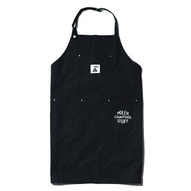 POLeR(ポーラー) Quilt Fabric 2WAY BBQ APRON ONE SIZE BLACK 223MCV0004-BLK