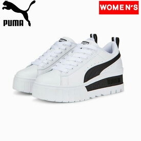 PUMA(プーマ) 【24春夏】MAYZE WEDGE(メイズ ウェッジ)/ウィメンズ スニーカー 23.5cm PUMA WHITE-PUMA BLACK 386273