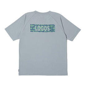 ロゴス(LOGOS) ラッシュガード バックプリント Tシャツ メンズ L L.グレー 3133-1316