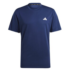 adidas(アディダス) TR-ES BASE 半袖Tシャツ メンズ トレーニング/ジム/スポーツ J/L ダークブルー×ホワイト(IC7429) NQE20