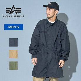 ALPHA INDUSTRIES(アルファ インダストリーズ) ALPHA M-65 COAT C/N POPLIN M BLACK TA1660-001