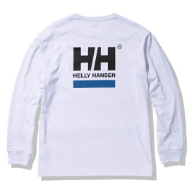 HELLY HANSEN(ヘリーハンセン) ロングスリーブ HH スクエア ロゴ ティー XL クリアホワイト(CW) HE32332