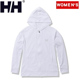 HELLY HANSEN(ヘリーハンセン) ロングスリーブ フルジップフーディ ラッシュガード ウィメンズ WL クリアホワイト(CW) HE82313