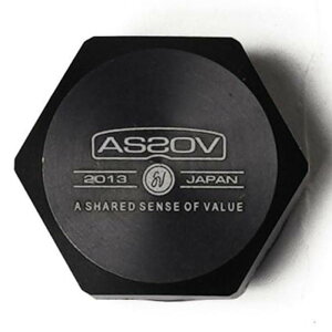AS2OV(アッソブ) OD CAN CAP OD缶キャップ BLACK 282206-10