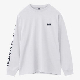 HELLY HANSEN(ヘリーハンセン) 【24春夏】L/S LETTER TEE(ロングスリーブ レターティー) S クリアホワイト(CW) HH32380