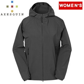 アクシーズクイン(AXESQUIN) Women's Soft Shell Fleece Jacket ウィメンズ M チャコール 011039