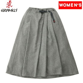 GRAMICCI(グラミチ) W WOOL TALECUT SKIRT(ウール テールカット スカート)ウィメンズ S LT.GREY G3FW-SK058