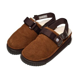 SHAKA(シャカ) SNUG CLOG BOA PLATFORM HAIRY SUEDE 24cm BROWN 00S SK-262