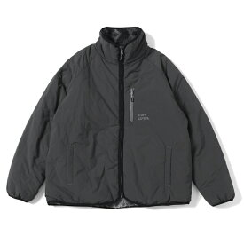 KRIFF MAYER(クリフメイヤー) Men's 柄ボアひっくりキルト JACKET メンズ M 17(CHARCOAL) 2325101