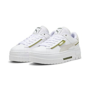 PUMA(v[}) MAYZE CRASHED(CY NbVh)/EBY Xj[J[ 23.5cm PUMA WHITE-VAPOR GRAY 392495