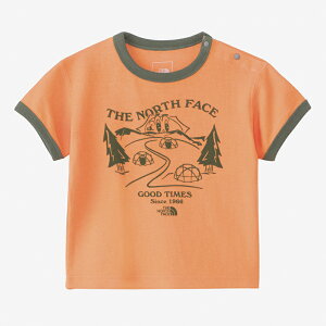 THE NORTH FACE(UEm[XEtFCX) Baby's L-PILE RINGER TEE xr[ NTB32474 S3F S2TCY