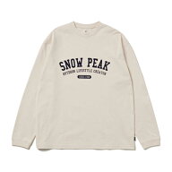 スノーピーク(snow peak) Varsity Logo L/S T-Shirt 全3色 全3サイズ