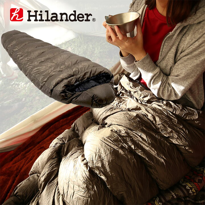 楽天市場】Hilander(ハイランダー) ダウンシュラフ 600 600g カーキ HCA0277 : ナチュラム キャンプ専門店