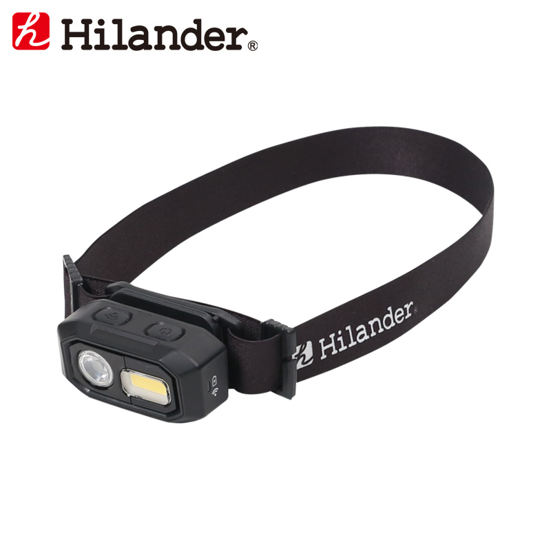 [アウトドアライト] Hilander(ハイランダー) 480ルーメン LEDヘッドライト(USB充電式) HCA0303